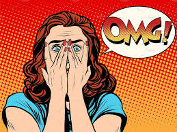 Surprised Omg Shocked Woman Pop Art Comic Pop Art Women Pop Art