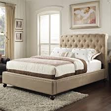 Choose a headboard to match your personal style, whether it be upholstered, wooden, or even carved for a more traditional look. Standard Furniture Stanton Upholstered Queen Bed With Rolled And Tufted Headboard Fmg Local Home Furnishing Upholstered Bed