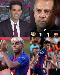 Barcelona fans after Rayo Vallecano held Real Madrid to a goalless draw.