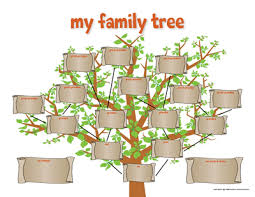 Family Tree Template For Kids Template Free Download