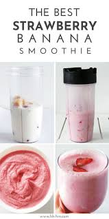 Smoothie Recipes Healthy Easy In 2020 Strawberry Banana Smoothie Recipes Smoothie Recipes Strawberry Easy Strawberry Smoothie