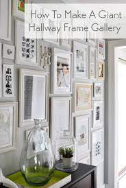 Adorn your hallway walls with art that communicates who you are. How To Make A Giant Hallway Frame Gallery Young House Love