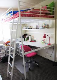 Instead of standard bunk beds, put loft bed with slide in your room. Ikea Loft Bed Ikea Loft Loft Bed Desk