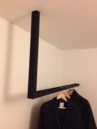 Coole Garderobe Masse 120x70 Cm Farbe Schwarz U Stahl 50x40 Mm Befestigung Von Innen Mit Schrauben Zur Wand In 2020 House Design Wardrobe Dimensions Minimalist Bedroom