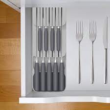 The acrylic silverware tray is an excellent way to keep your eating utensils organized and clean. Double Layer Cutlery Drawer Organizer Kitchen Drawer Organizer Tray For Cutlery Storage And Cutter Cutlery Trays Organizers Bags Baskets Aliexpress