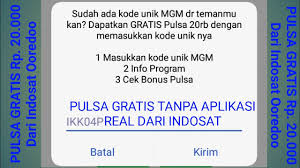 Apakah kode di atas bisa digunakan lebih dari 1x di nomor yang sama? Cara Mendapatkan Pulsa Gratis Indosat Ooredoo Youtube