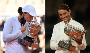 Footballer's son watched nadal play in barcelona world no. Roland Garros 2020 Iga Swiatek Y Rafael Nadal Son Los Campeones De La Arcilla De La Tribuna