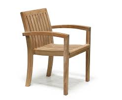 Teak furniture is a great investment, not only because of its timeless nature, but because of the material's durability and strength. Monaco Teak Outdoor Stacking Chair Lindsey Teak