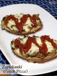 Preheat the oven to 350 f/ 180 c/ gas mark 4. Zapiekanki Polish Pizza Curious Cuisiniere