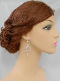 Long Bridal Earrings, Crystal Wedding Earrings, Chandelier Bridal Earrings,  Swarovski, Sienna Bridal Earrings