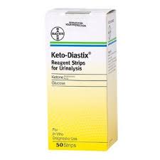 details about bayer keto diastix urinalysis 50 strips 1 2 3 6 packs