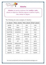 Class 3 students studying in cbse, icse and state schools will find useful grammar worksheets and exercises on this page. Grade 3 Grammar Topic 16 Adverbs Worksheets Adverbs Worksheet Adverbs Worksheets For Grade 3