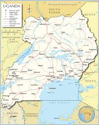 As of uganda's 2014 census, the region's population was 9,529,227. Political Map Of Uganda Nations Online Project
