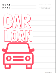 Debt Free Car Loan Printable Tracker Melissa Voigt