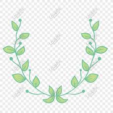 Decoracion de hojas en pinterest. Decoracion De Guirnalda De Hojas Verdes Pintadas A Mano Imagenes De Graficos Png Gratis Lovepik