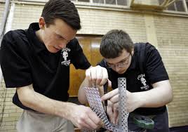 Students race to fix robot at tournament