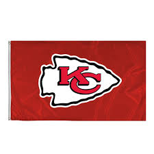 Download kansas city chiefs vector logo in eps, svg, png and jpg file formats. Kansas City Chiefs Logo Red 3 X 5 Flag With Metal Grommets