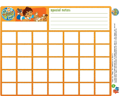 Diego Printable Potty Chart By Nick Jr Potty Training