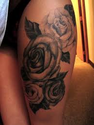 If you're looking for something a bit more undercover, we suggest a rose thigh tattoo or a rose hip tattoo. Great Inspiration 16 Rose Tattoo On The Thigh