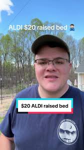$20 ALDI raided bed #gardening #homesteading #growyourownfood