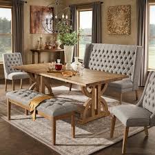 Bixby Solid Wood Dining Table In 2020 Dining Room Bench Dining Table In Kitchen Dinning Room Tables