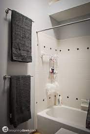 Around The House Inching Forward With Guest Bathroom Progress Designing Dawn Bathroom Towel Bar Guest Bathroom Trendy Bathroom