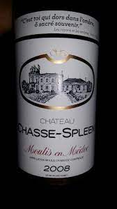 The palate is fresh as a button on the entry. 2008 Chateau Chasse Spleen France Bordeaux Medoc Moulis En Medoc Cellartracker
