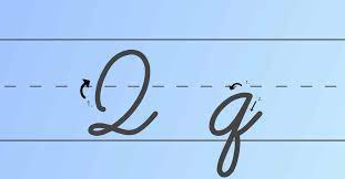 Created by experts · learning resources · free · teaching tools Cursive Q Learn To Write The Cursive Letter Q My Cursive