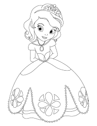 Sophie is passionate about drawing, paintings and art therapy coloring pages. Sofia The First Printable Coloring Pages Coloring Home