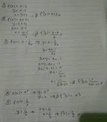 Penggunaan diskriminan d diskriminan dari persamaan kuadrat adalah. Tentukan Rumus Fungsi Invers Untuk Fungsi Fungsi Berikut Ini F X X 3 F X 2x 5 F X 2 1 2x Brainly Co Id