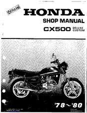 Somebody asked me how to make the diy cx500 cdi. Honda Cx500 Custom Manuals Manualslib