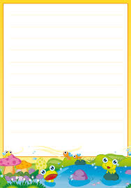 Pourquoi écrire sur une simple page blanche alors que vous pouvez imprimez et utilisez nos papiers à lettre gratuits qui embellirons votre message. Papier A Lettres Les Grenouilles Tipirate