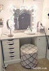 A Step By Step Process On How I Built A Corner Makeup Vanity Source List Included Diy Vanity Decorations Bedroom Vanity Corner Makeup Vanity Beauty Room