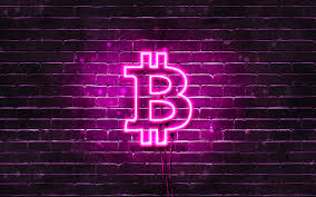 5050x1120 bitcoin logo on the transparent background,.png: Download Wallpapers Bitcoin Purple Logo 4k Purple Brickwall Bitcoin Logo Cryptocurrency Bitcoin Neon Logo Bitcoin For Desktop With Resolution 3840x2400 High Quality Hd Pictures Wallpapers