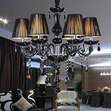 Get free shipping on qualified farmhouse chandeliers or buy online pick up in store today in the lighting department. Modern Black Crystal Chandelier Lampshades Antique Brass Chandeliers Lustres De Sala Moderno Dining Room Chandlier Lights Light Sling Light Accountlight Plexiglass Aliexpress