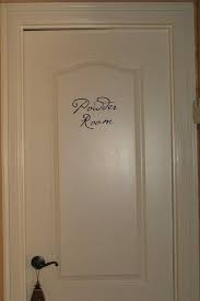 Powder Room Decorating Ideas Powder Room Door I Don T Like How Miniscule This Seems But I Appreciate The Idea Of L Powder Room Decor Powder Room Letter Wall