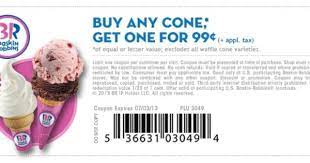 Baskin Robbins Bogo 99 Cone Printable Coupon Free Printable Coupons Printable Coupons Baskin Robbins