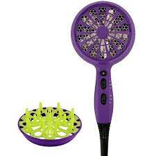 Bed Head Tourmaline Ionic Hair Shine Hair Dryers Purple With Diffuser Walmart Com In 2021 Hair Dryer Diffuser Hair Diffuser Tourmaline Hair Dryer