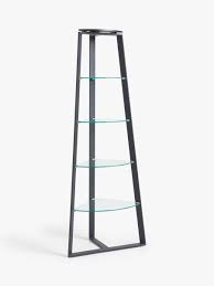 Save 15% in cart on select furniture with code july. John Lewis Partners Tropez Corner Bookcase Clear Black