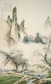Search free landschaft china wallpapers on zedge and personalize your phone to suit you. Chinesische Landschaft Traditionelle Chinesische Malerei Von Charlotte Kuhnert Foto Nils Kuhnert