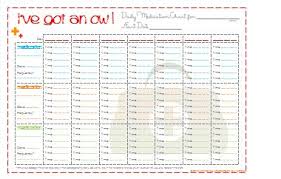 10 Best Photos Of Printable Daily Medication Schedule Chart
