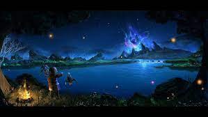 Free final fantasy xiv desktop wallpapers for download. 4096x2304px Free Download Hd Wallpaper Final Fantasy Xiv Water Night Nature Sky Illuminated Lake Wallpaper Flare