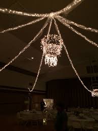 3 Tiered Chandelier I Made For My Daughter S Wedding I Used A Large Hula Hoop A Smaller Hula Hoop And A Wi Wedding Lights Hula Hoop Chandelier Chelsea Wedding