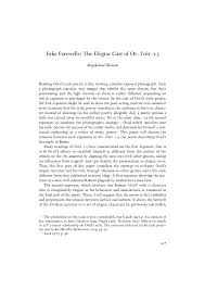 Baca manhwa i shall master this family sub indo : Pdf Ohrman M 2014 Fake Farewells The Elegiac Cast Of Ov Trist 1 3 In Latinet I Tiden Festskrift Till Prof Hans Aili Ed Andersson E Kihlman E And Plaza M Stockholm P