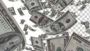 Money Falling Money Bills Fall Dollar Bill