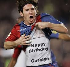 Fc barcelona congratulated its superstar, lionel messi, on his birthday, the argentine striker turned 34. Put Happy Birthday Text Or Logo On Lionel Messi Undershirt By Picture Wizard Fiverr