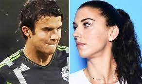Women's national team star alex morgan criticized the international olympic committee for rules barring athletes from bringing their children to tokyo in a twitter post wednesday. Alex Morgan Husband The La Galaxy Star Who Is Half Of Usa Football S Power Couple Football Sport Express Co Uk