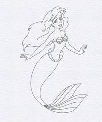 How To Draw The Little Mermaid Step By Step Drawing Of Ariel Mermaid Drawings Ariel Drawing Mermaid Art