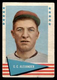 GROVER CLEVELAND ALEXANDER BASEBALL CARDS