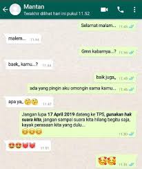 Anda mungkin sangat yakin sudah tidak mencintai mantan pasangan anda kala itu. Kocak 10 Balasan Chat Lucu Dari Mantan Bikin Auto Nyesel Mutusin